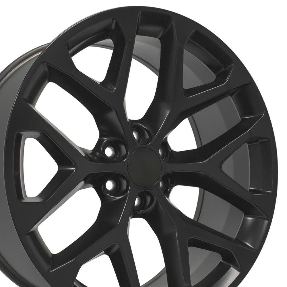 OE Wheels CV98B 24x10 Satin Black replica wheel