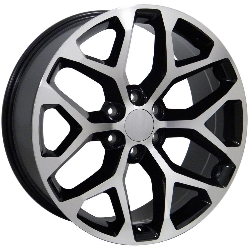OE Wheels CV98B 20x9 Gloss Black Machined replica wheel