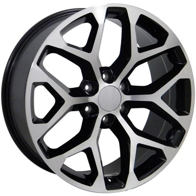 OE Wheels CV98B 20x9 Gloss Black Machined replica wheel