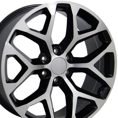 OE Wheels CV98B 20x9 Gloss Black Machined replica wheel