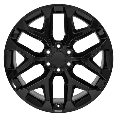 OE Wheels CV98B 22x9 Gloss Black replica wheel