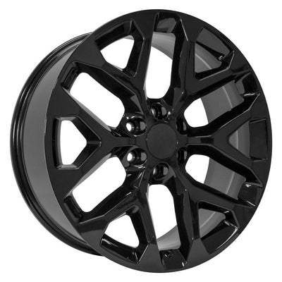 OE Wheels CV98B 22x9 Gloss Black replica wheel