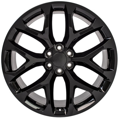 OE Wheels CV98B 24x10 Gloss Black replica wheel