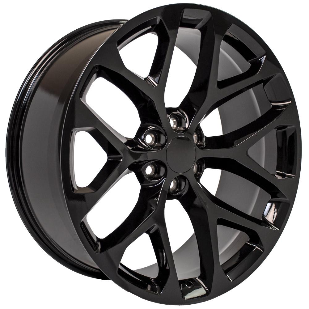 OE Wheels CV98B 24x10 Gloss Black replica wheel
