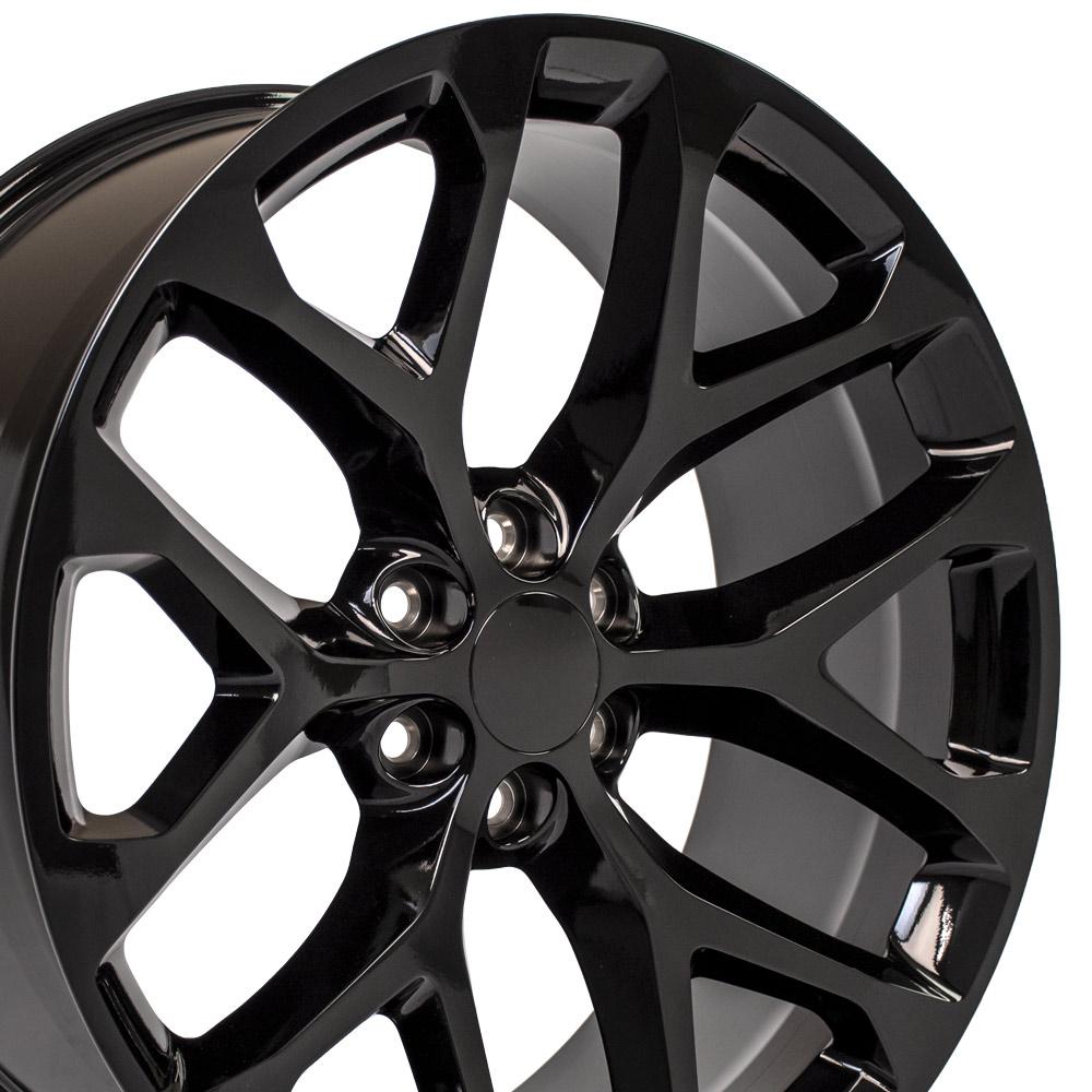 OE Wheels CV98B 24x10 Gloss Black replica wheel