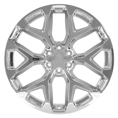 OE Wheels CV98B 24x10 Chrome replica wheel