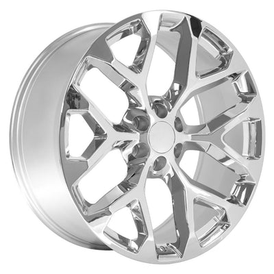 OE Wheels CV98B 24x10 Chrome replica wheel