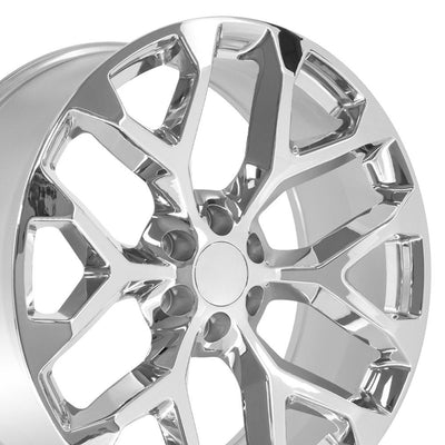 OE Wheels CV98B 24x10 Chrome replica wheel