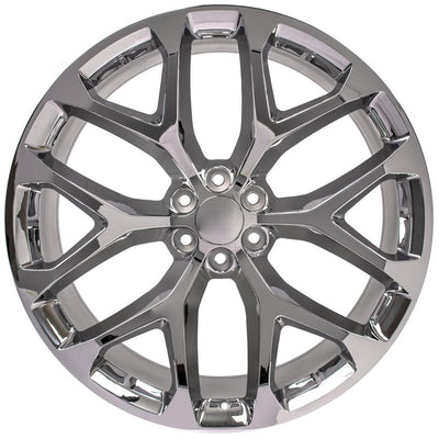 OE Wheels CV98B 26x10 Chrome replica wheel