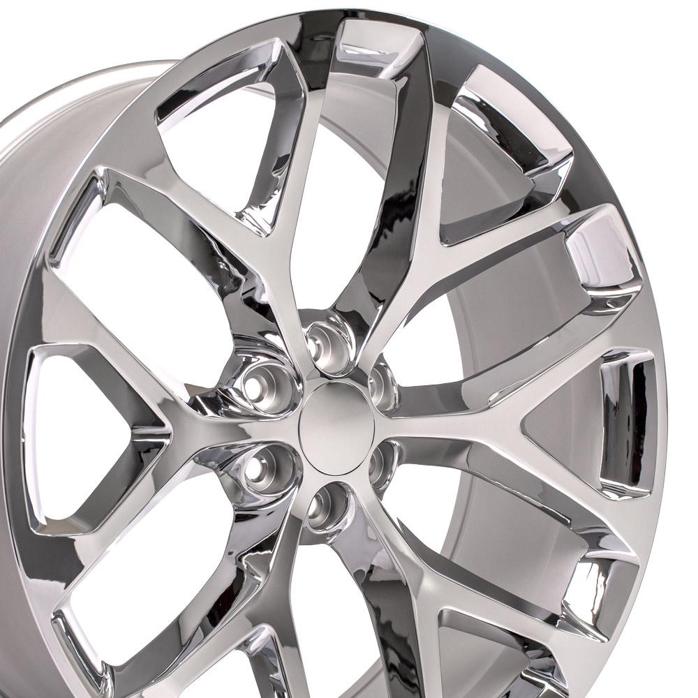 OE Wheels CV98B 26x10 Chrome replica wheel