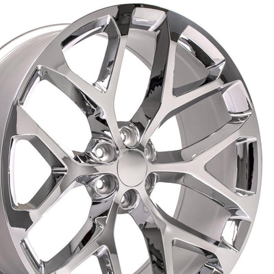 OE Wheels CV98B 26x10 Chrome replica wheel