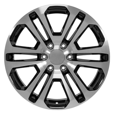 OE Wheels CV99 20x9 Gloss Black Machined replica wheel