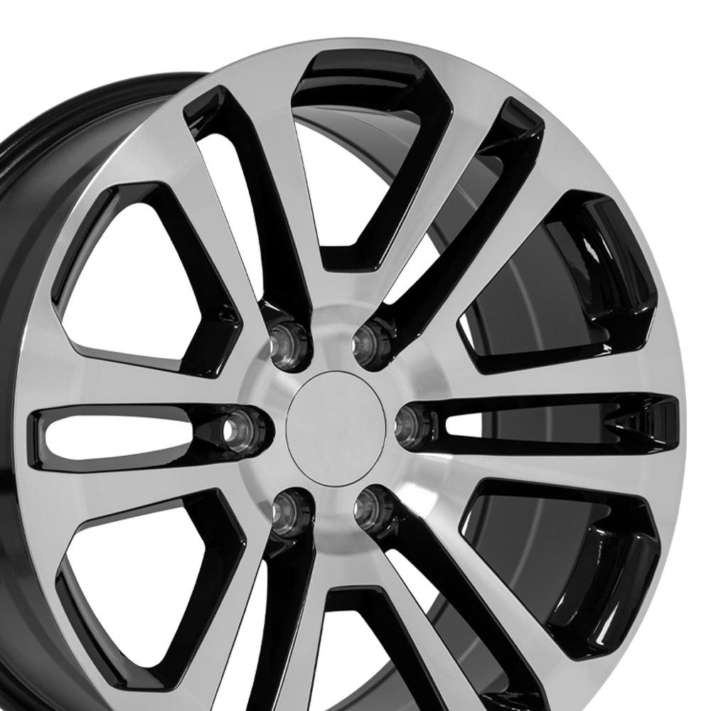 OE Wheels CV99 20x9 Gloss Black Machined replica wheel