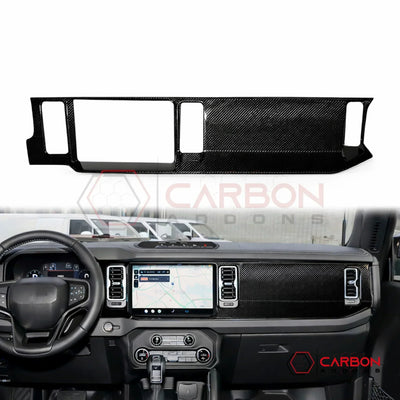 Real Carbon Fiber Dashboard Cover For 2021+ Ford Bronco