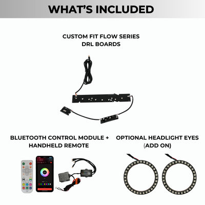 Chevrolet Silverado Multicolor Flow Series DRL Boards (2016-2018)