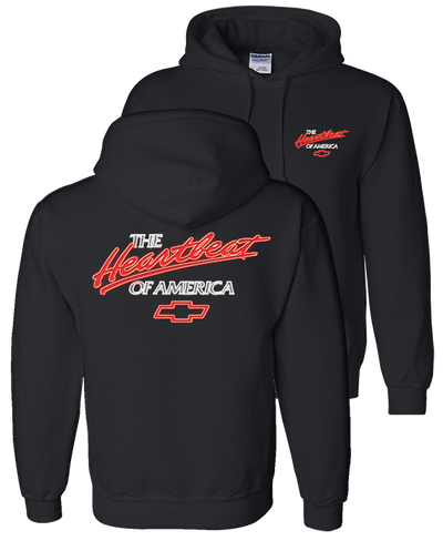 Neon Chevrolet Heartbeat of America Hoodie / Hooded Sweatshirt