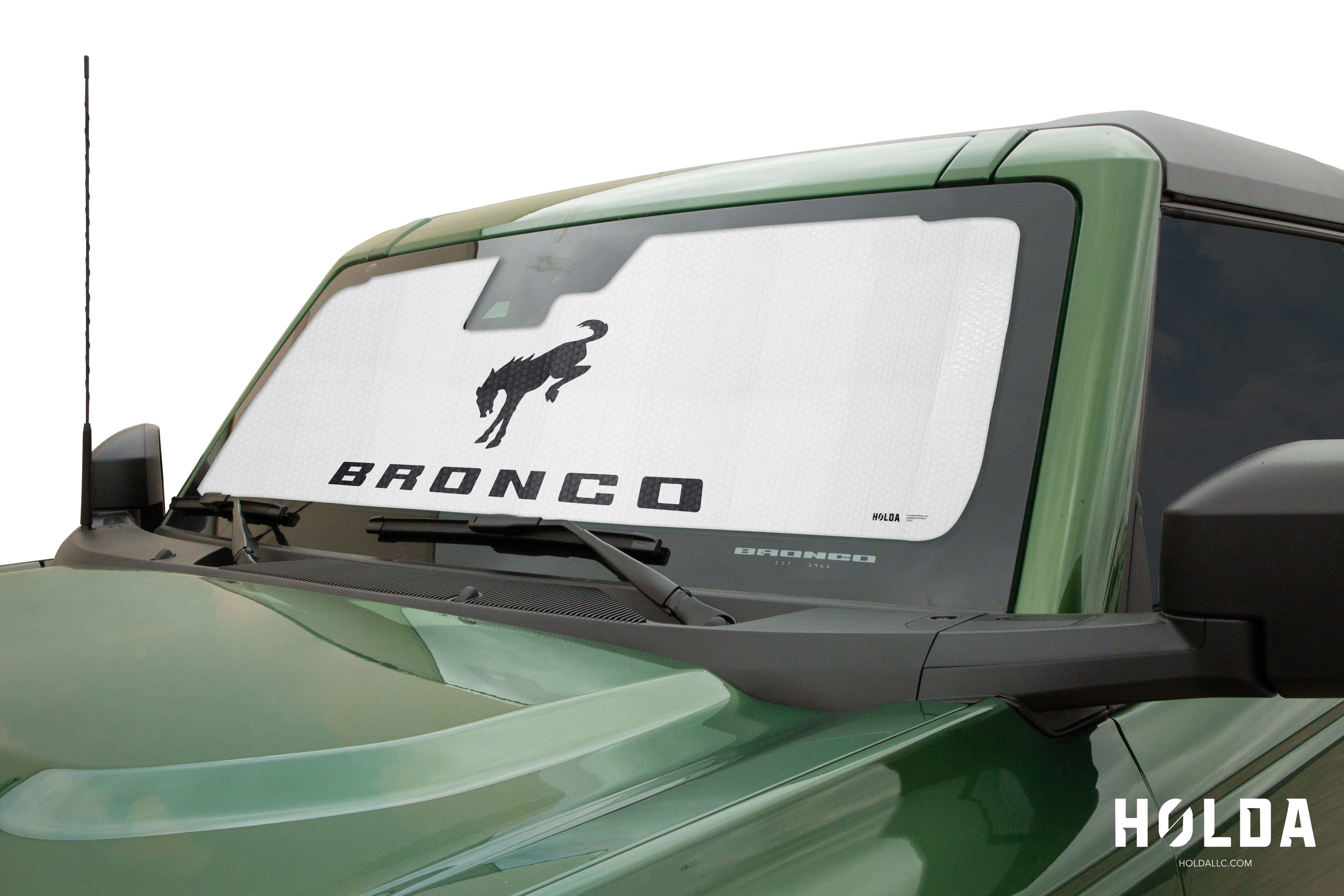 2021-2026 Ford Bronco Gen 6 Custom Fit Holda Folding Graphic Sunshade