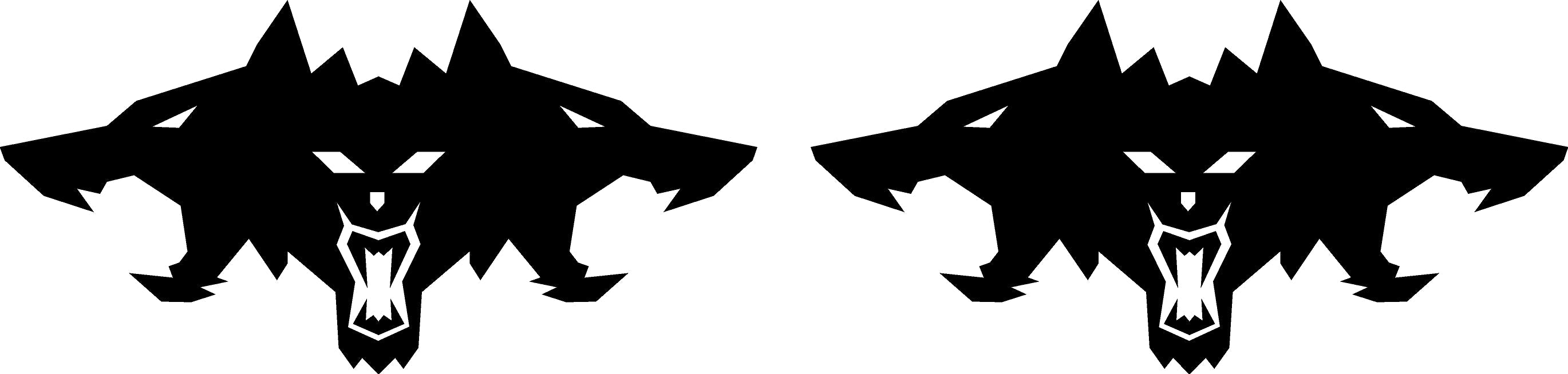 Cyberbeast Logo Door Decals For The 2023-2024 Tesla Cybertruck (x2)