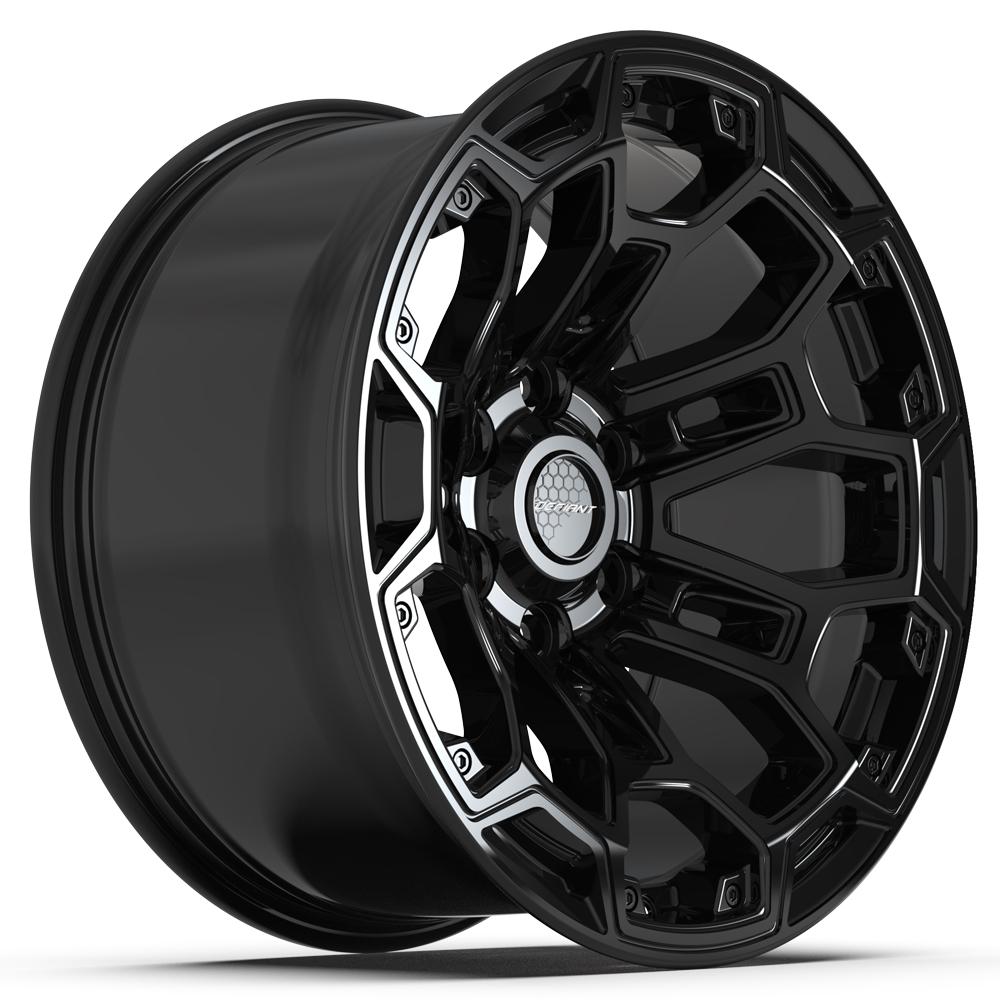 Defiant DF03 18x9 Gloss Black wheel, 6x139.7, -12mm offset