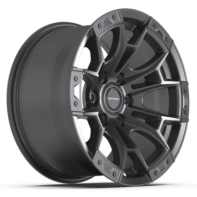 Set of 4 Defiant DF04 20x9 Satin Gunmetal wheel, 6x135, +12mm offset