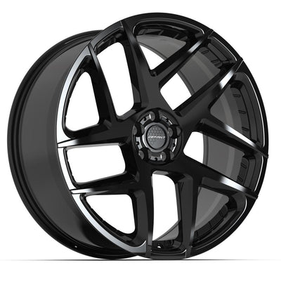Defiant DF05 22x10 Gloss Black wheel, 5x120, 37mm offset
