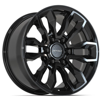 Defiant DF15A 18x9 Gloss Black wheel, 6x139.7, 18mm offset
