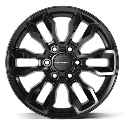 Set of 4 Defiant DF15B 18x9 Gloss Black wheel, 6x139.7, +18mm offset