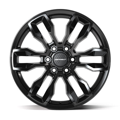 Set of 4 Defiant DF15B 20x9 Gloss Black wheel, 6x139.7, +18mm offset