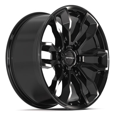 Set of 4 Defiant DF15B 20x9 Gloss Black wheel, 6x139.7, +18mm offset