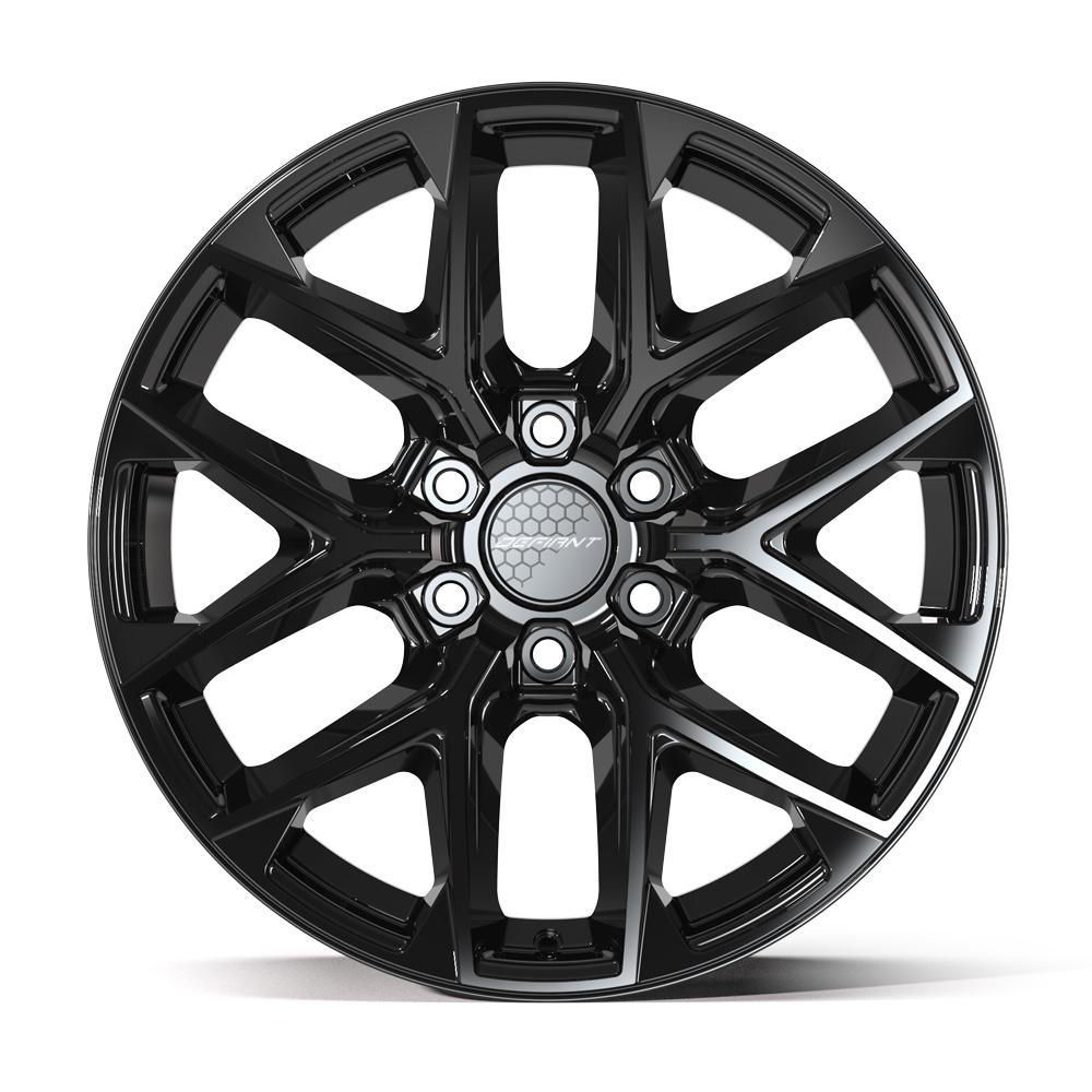 Set of 4 Defiant DF17A 20x9 Gloss Black wheel, 6x139.7, +18mm offset