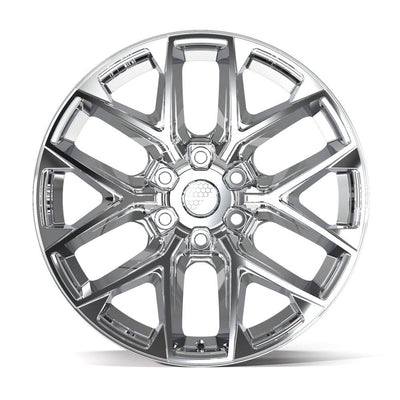 Defiant DF17A 20x9 Chrome wheel, 6x139.7, 18mm offset