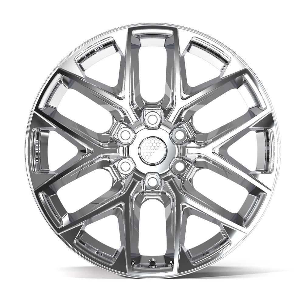 Set of 4 Defiant DF17A 20x9 Chrome wheel, 6x139.7, +18mm offset