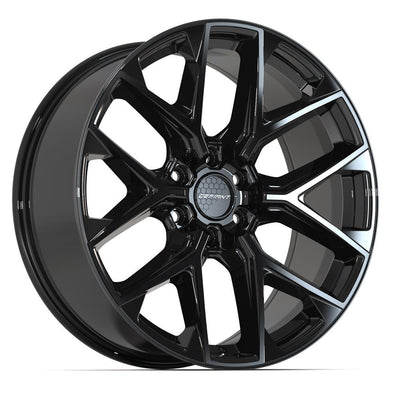 Defiant DF17A 22x9 Gloss Black wheel, 6x139.7, 18mm offset