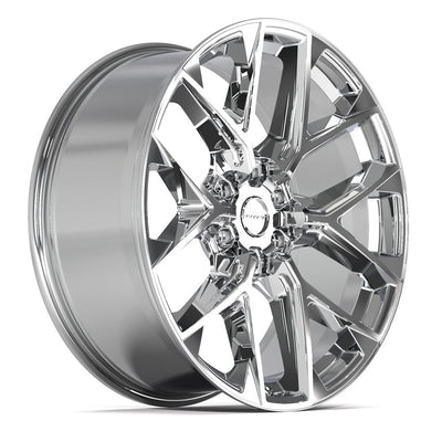 Set of 4 Defiant DF17B 22x9 Chrome wheel, 6x139.7, +18mm offset