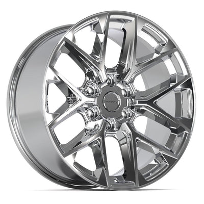 Set of 4 Defiant DF17C 20x9 Chrome wheel, 6x135, +18mm offset