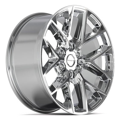 Set of 4 Defiant DF17C 20x9 Chrome wheel, 6x135, +18mm offset