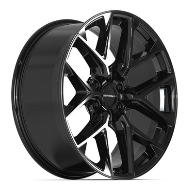 Set of 4 Defiant DF17C 22x9 Gloss Black wheel, 6x135, +18mm offset