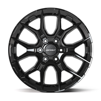 Set of 4 Defiant DF18A 20x9 Gloss Black wheel, 6x139.7, +18mm offset