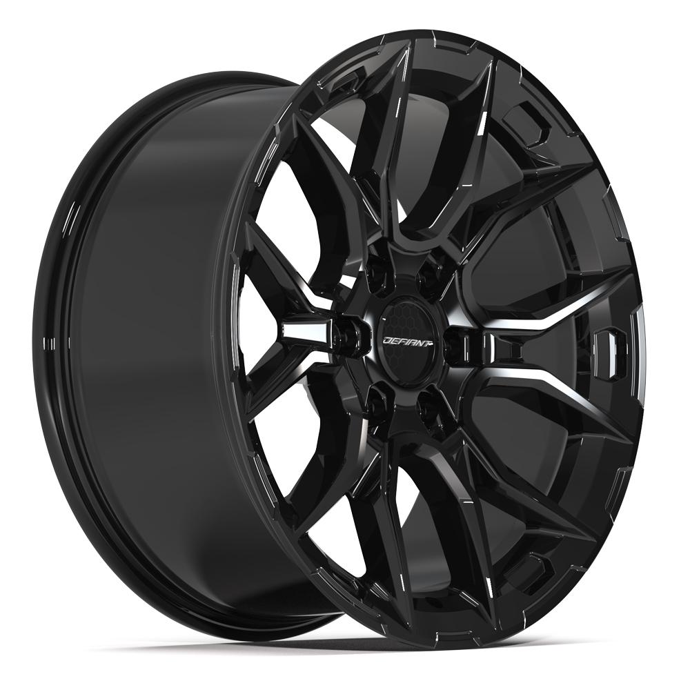 Set of 4 Defiant DF18A 20x9 Gloss Black wheel, 6x139.7, +18mm offset