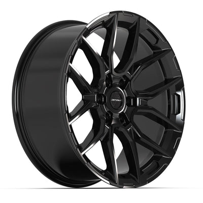 Set of 4 Defiant DF18A 22x9 Gloss Black wheel, 6x139.7, +18mm offset