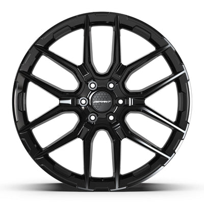 Defiant DF18A 24x10 Gloss Black wheel, 6x139.7, 24mm offset