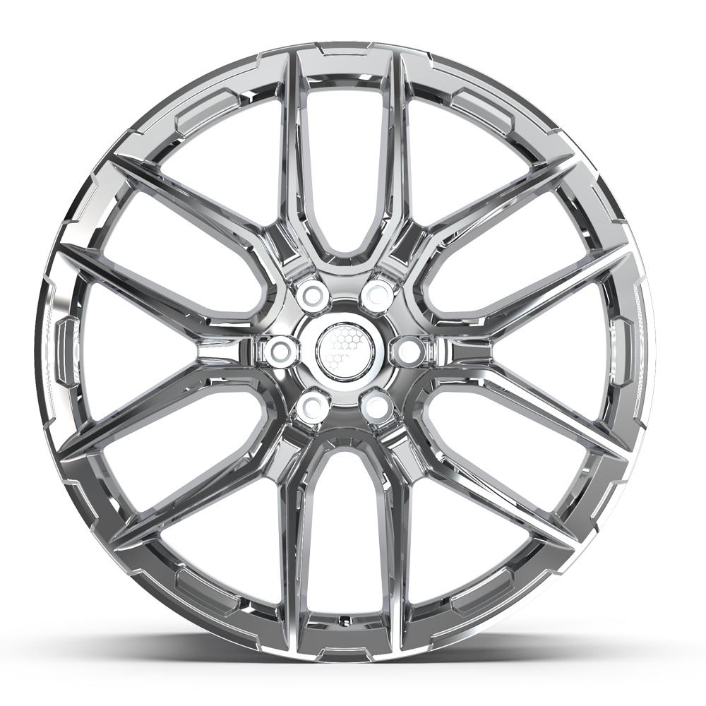 Defiant DF18A 24x10 Chrome wheel, 6x139.7, 24mm offset