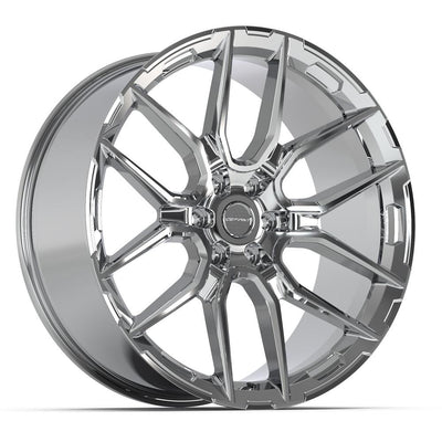 Defiant DF18A 24x10 Chrome wheel, 6x139.7, 24mm offset