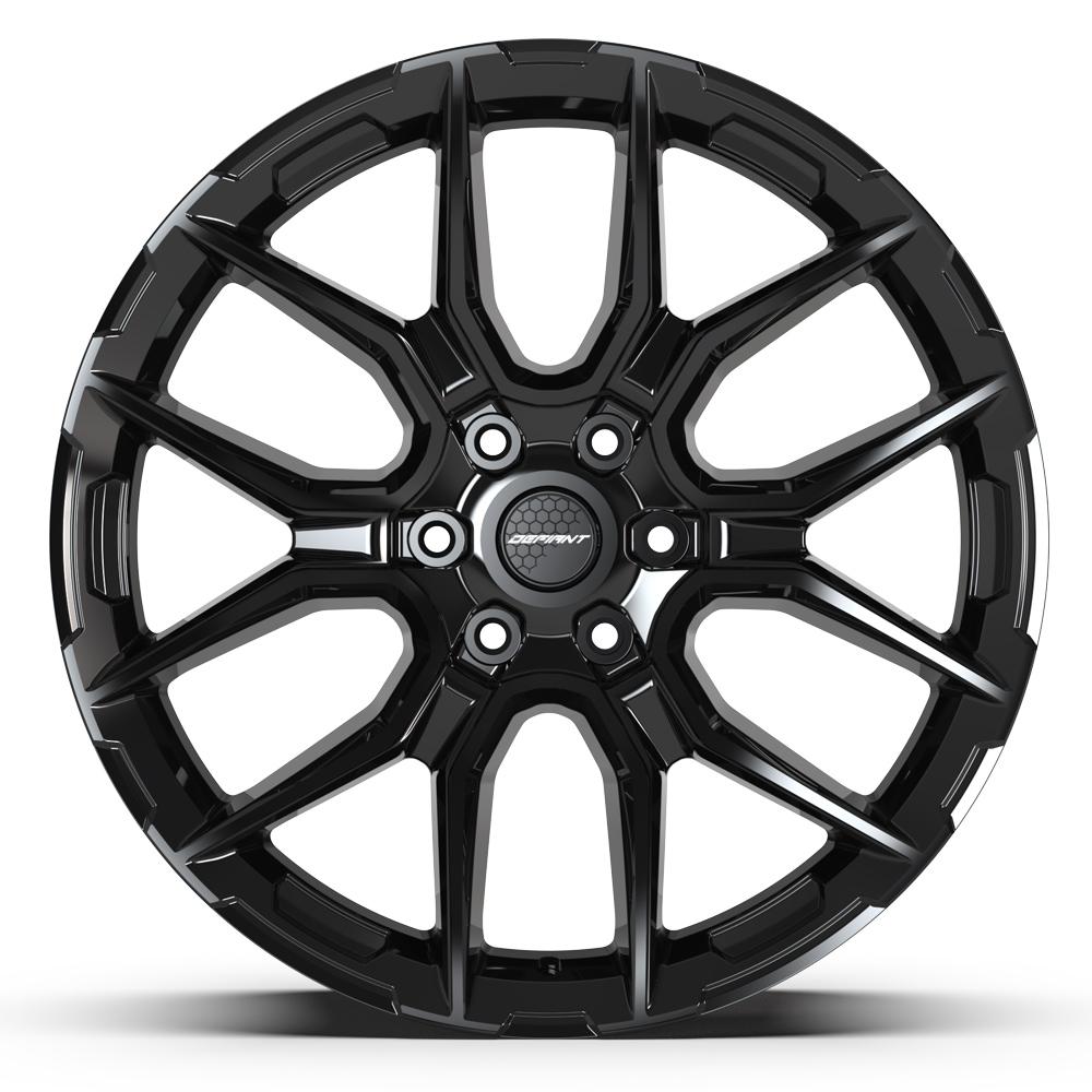 Defiant DF18B 22x9 Gloss Black wheel, 6x139.7, 18mm offset
