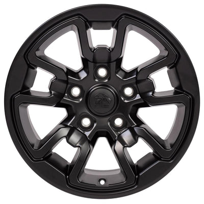 OE Wheels DG55 17x8 Satin Black replica wheel