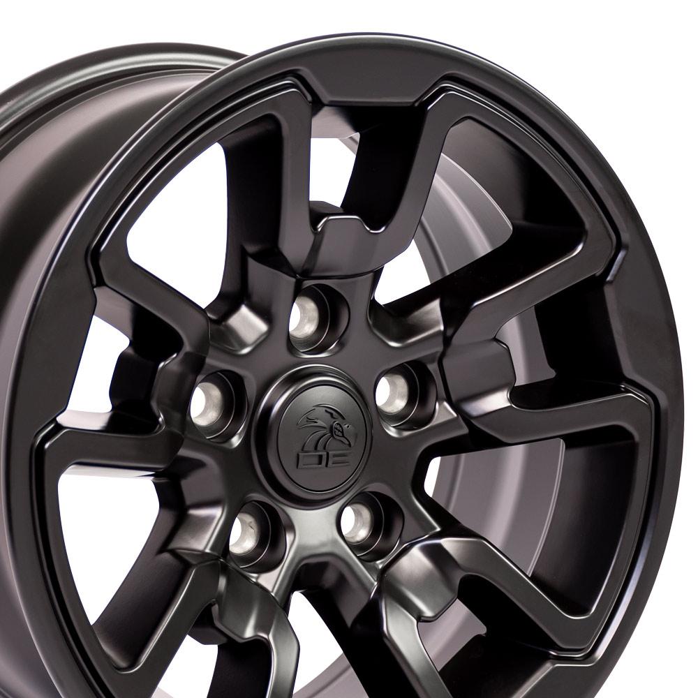 OE Wheels DG55 17x8 Satin Black replica wheel