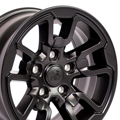OE Wheels DG55 17x8 Satin Black replica wheel