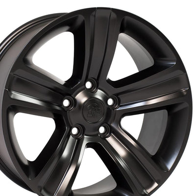 OE Wheels DG65 20x9 Satin Black replica wheel