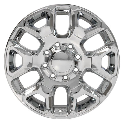 OE Wheels DG66 20x8 Chrome with Chrome Insert replica wheel