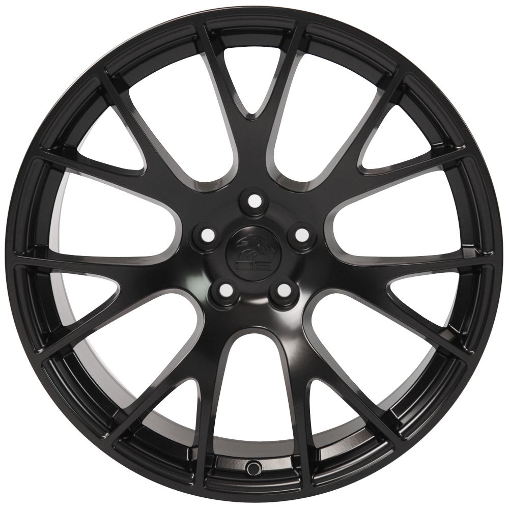 OE Wheels DG69 22x10 Satin Black replica wheel
